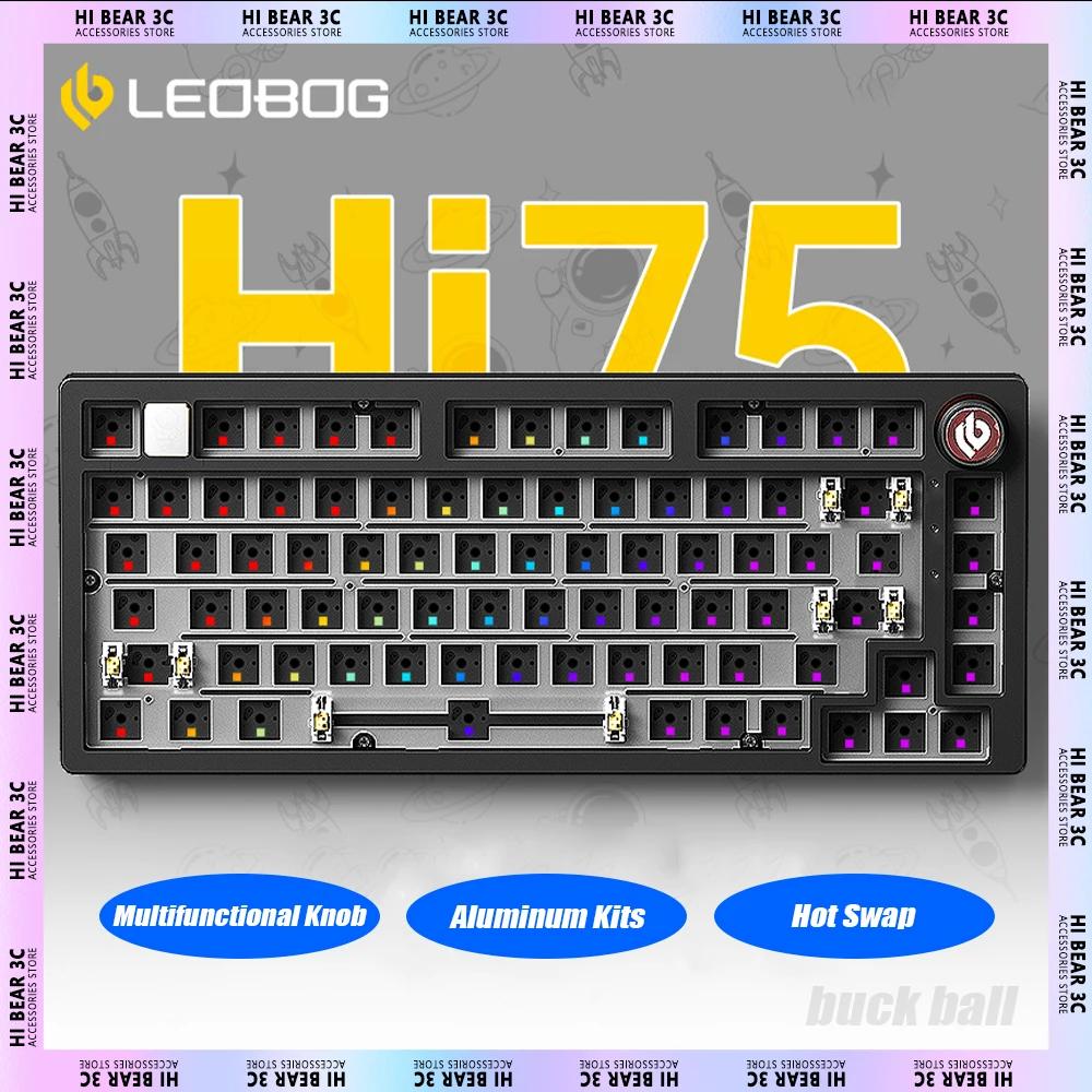 LEOBOG Hi75  Ű ˷̴ ŰƮ, ٱ ,  ,  ӿ Ű, RGB Ŷ, PC ̸  ǽ
